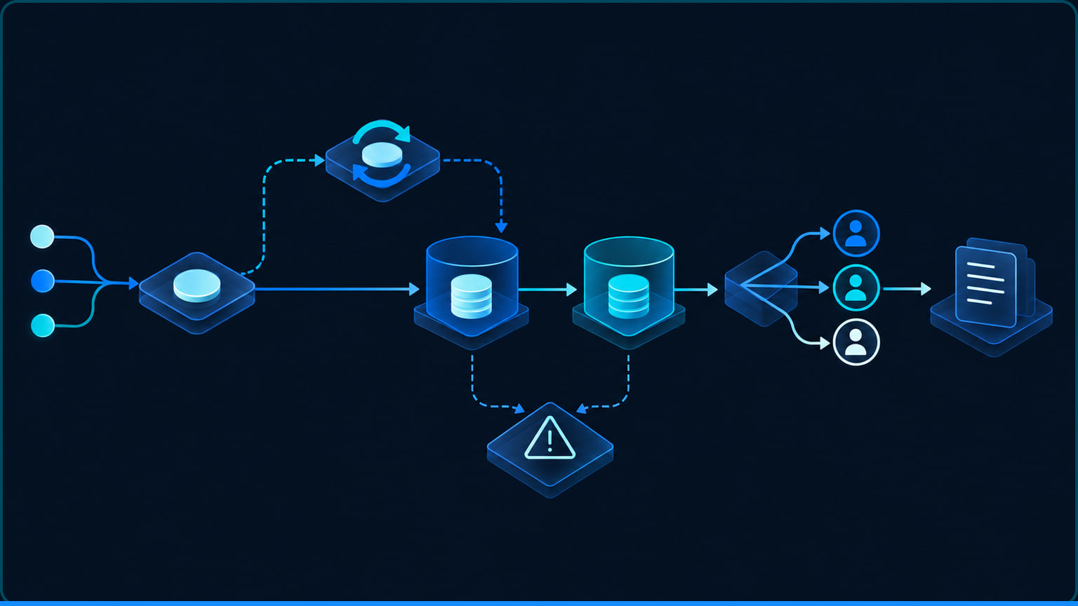 A left-to-right payment-flow map shows collection, an optional conversion, settlement, payout, and accounting hand-off, with separate fiat and stablecoin balance containers and an exception review point.